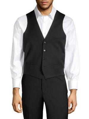 Tallia Orange Suit Separate Wool Blend Vest
