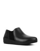 Fitflop Elastic Tm Slip-on Leather Loafers