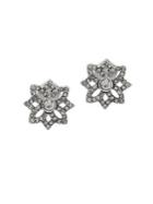 Anne Klein Floral Crystal Stud Earrings