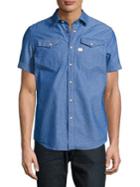 G-star Raw Chambray Cotton Casual Button-down Shirt