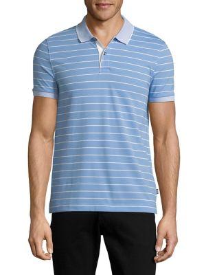 Hugo Boss Phillipson 29 Striped Cotton Polo