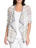 Nic+zoe Shore Stripe Cardigan