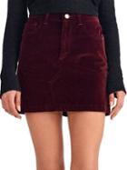 Dl Georgia Velvet Mini Skirt