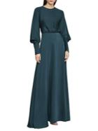 Bcbgmaxazria Retro Draped-back Gown