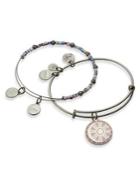 Alex And Ani 2-piece Color Infusion Cosmic Balance Ii Bracelets