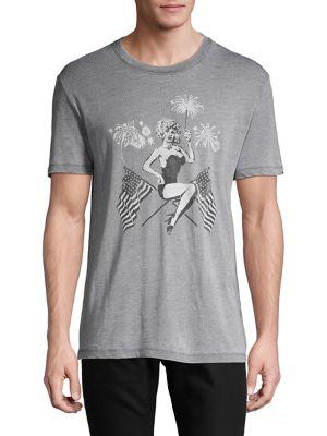 Lucky Brand Patriotic Pinup Tee