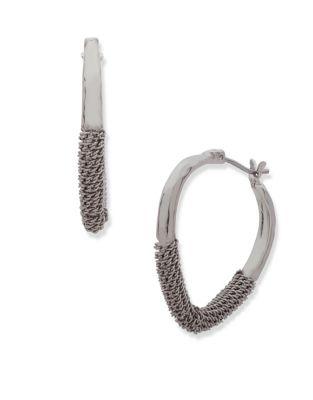 Lonna & Lilly Glossy Hoop Earrings