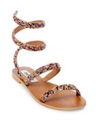 Steve Madden Garnish Bead Embellished Flat Sandals