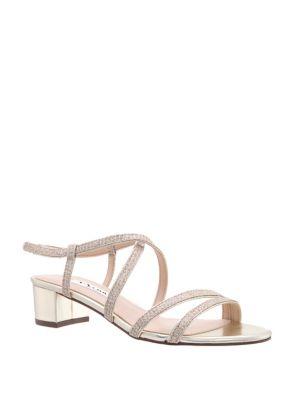 Nina Gaelen Glitter Evening Sandals