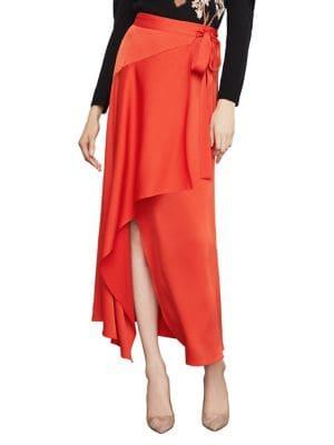 Bcbgmaxazria Asymmetrical Wrap Skirt