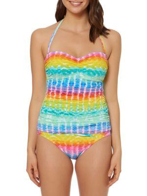 Bleu By Rod Beattie Tie-dye Bandini Top