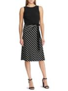 Lauren Ralph Lauren Striped-skirt Sleeveless Dress
