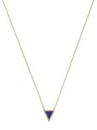 Michael Kors Pave Triangle Pendant Necklace