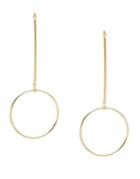 Cara Bar And Circle Drop Earrings