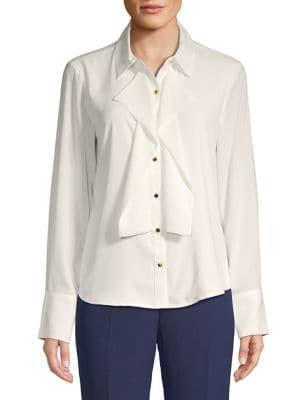 Calvin Klein Folded-panel Blouse
