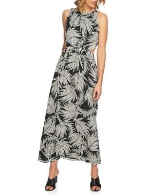 1.state Printed Maxi Dress