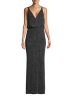 Vince Camuto V-neck Knit Gown