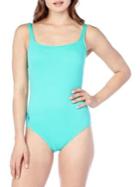 Polo Ralph Lauren Modern Solid Martinique One-piece Swimsuit