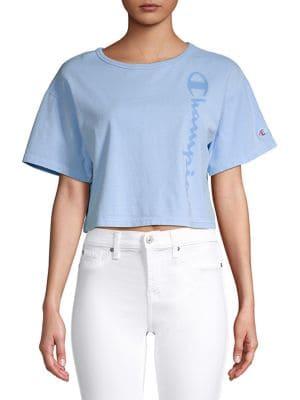 Champion Dyed Cotton Cropped Tee