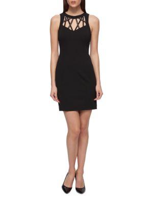 Guess Sleeveless Solid Dress