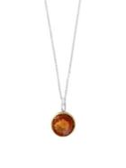 Effy Sterling Silver And Citrine Pendant Necklace