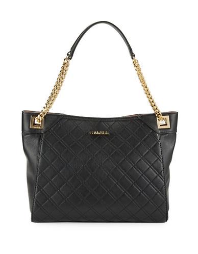 Calvin Klein Diamond-quilted Leather Tote
