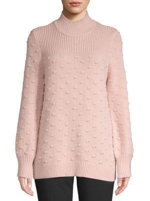 Calvin Klein Mockneck Popcorn Sweater