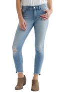Lucky Brand Distressed Cropped Jeans