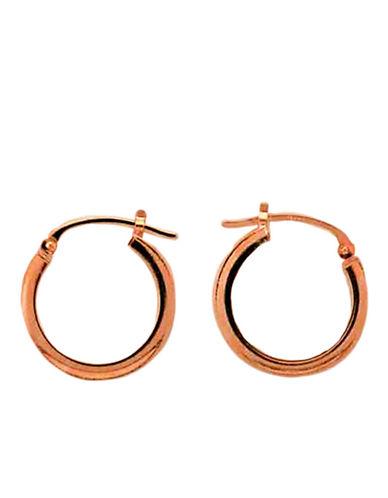 Lord & Taylor 14k Rose Gold Hoops