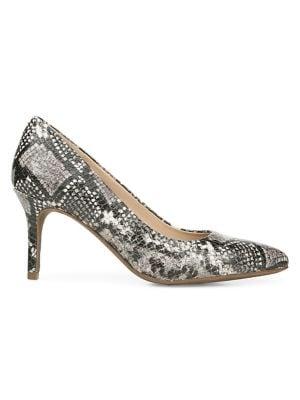 Franco Sarto Bellini Snake-print Faux-leather Pumps