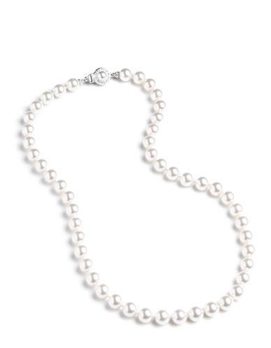 Nadri Knotted Faux Pearl Necklace