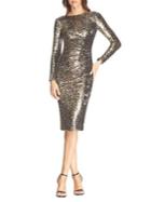 Dress The Population Emilia Sequin-embellished Knee-length Bodycon Dress