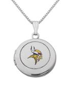 Dolan Bullock Nfl Minnesota Vikings Sterling Silver Locket Necklace