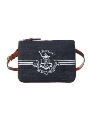 Lauren Ralph Lauren Denim Anchor Belt Bag