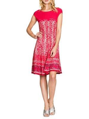 Nic+zoe Printed Fit-&-flare Dress
