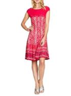 Nic+zoe Printed Fit-&-flare Dress