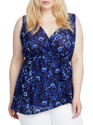 Rachel Rachel Roy Plus Santorini Floral Tank Top