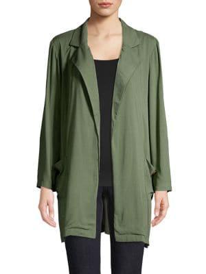 Hiatus Oversized Open-front Blazer