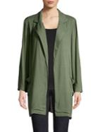 Hiatus Oversized Open-front Blazer