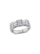 Sonatina 14k White Gold & Diamond Band Ring