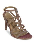 Kenneth Cole Reaction Glittered Caged Dress Sandals