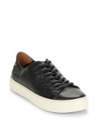 Frye Lena Lace-up Leather Low-top Sneakers