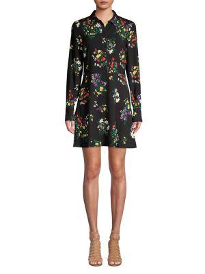 Highline Collective Floral A-line Shirtdress