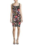 Nicole Miller New York Embroidered Floral Sheath Dress