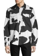 Calvin Klein Jeans Cow Printed Button-down Shirt