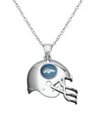 Dolan Bullock Nfl Denver Broncos Sterling Silver Helmet Pendant Necklace