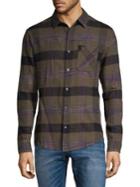 Original Penguin Space Dye Flannel Button-down Shirt