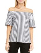 Vince Camuto Off-the-shoulder Striped Top