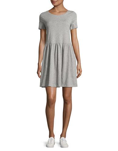 French Connection Louis Cotton Jersey Pleated Dress