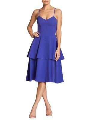Dress The Population Yasmin Tiered Day Dress